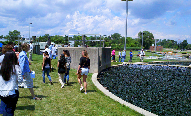 EPH students visit the Hanover Wastewater Treatment Plant
